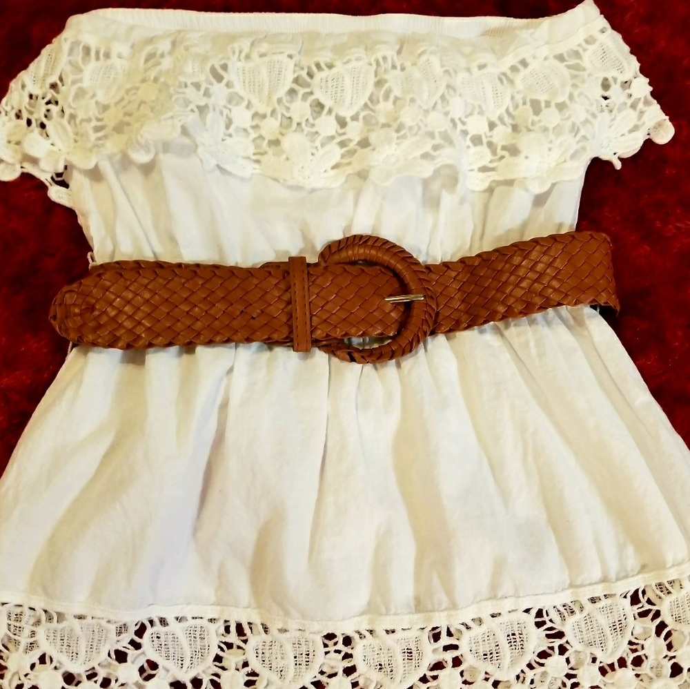 White lace top